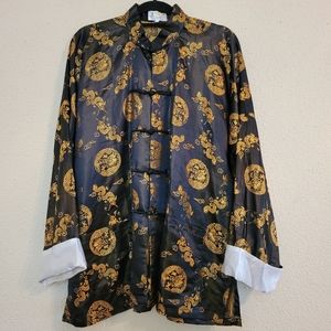 Junfeng Jackets & Coats | Chinese Traditional Kung Fu Jacket Black Gold size XL